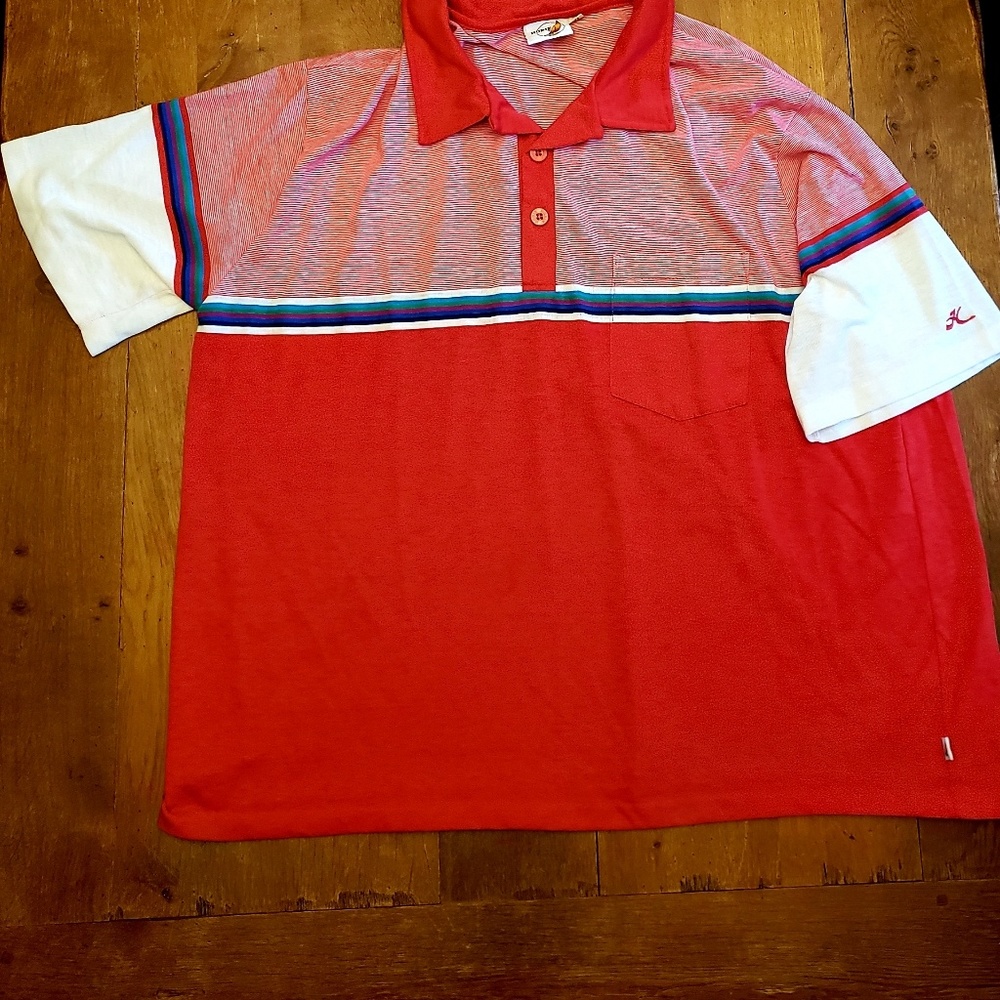 Vintage Hobie polo shirt fits like XL